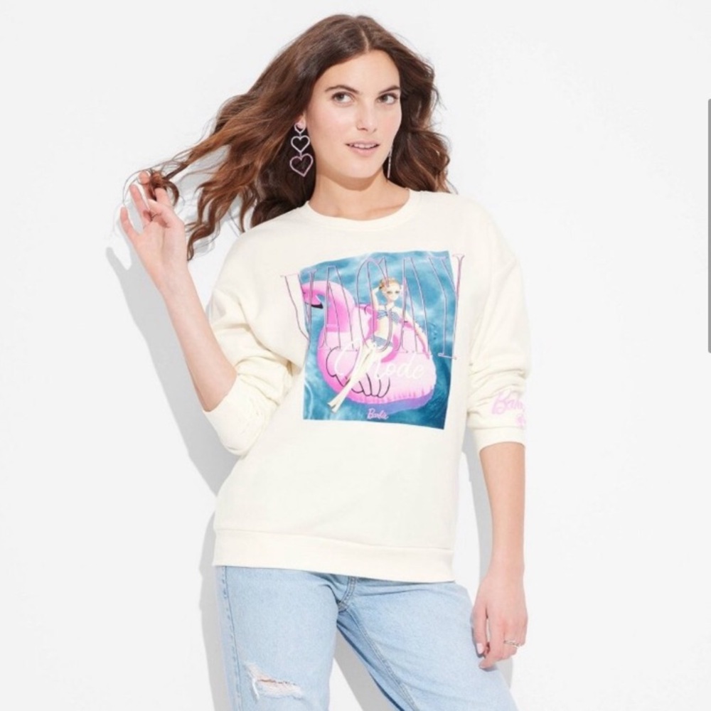 Barbie Vacation Mode Sweater